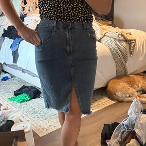 T.J.Maxx Dark Blue Pencil Skirt